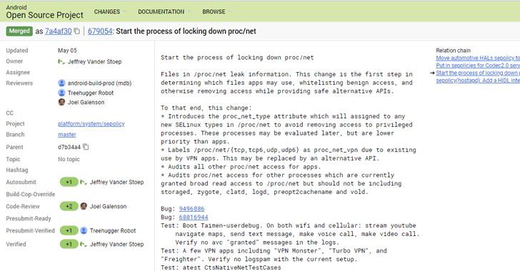 Takian.ir android p network activity