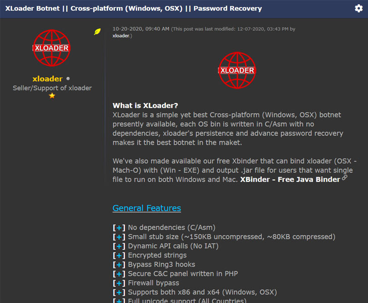 takian.ir xloader windows infostealer malware now upgraded to attack macos systems 2